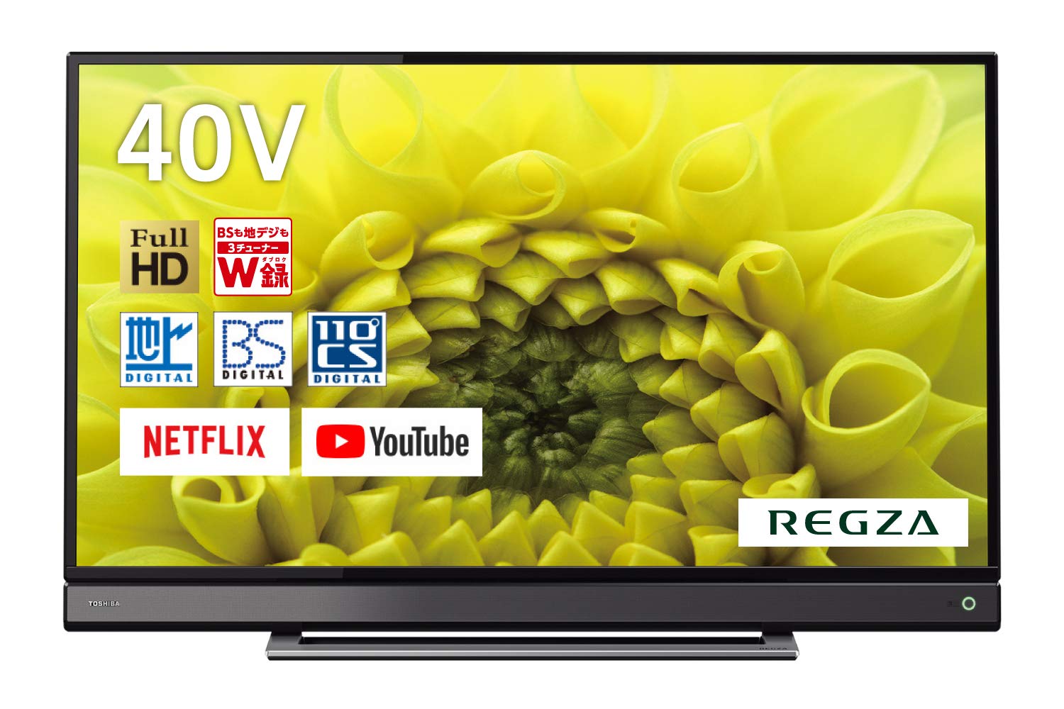 東芝レグザ 40v テレビ テレビ台付き TOSHIBA REGZA TV