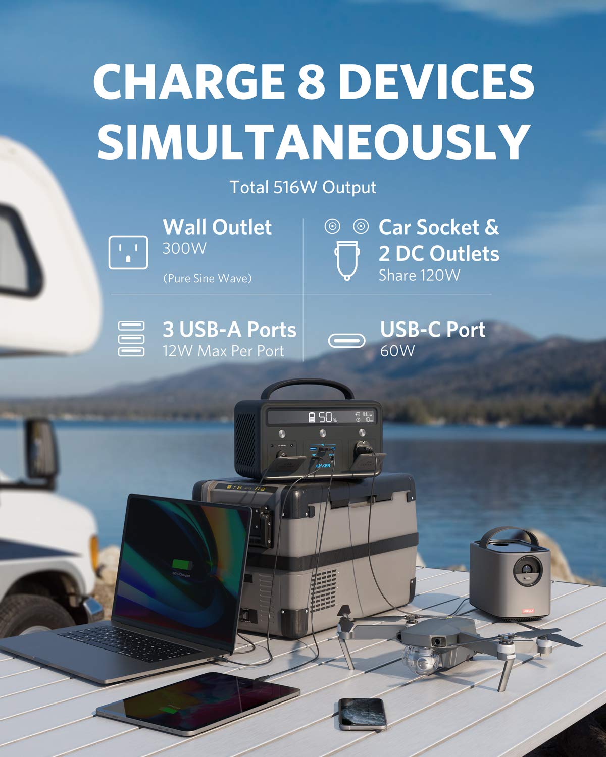 新品】ANKER PowerHouse Ⅱ 400 大容量バッテリー