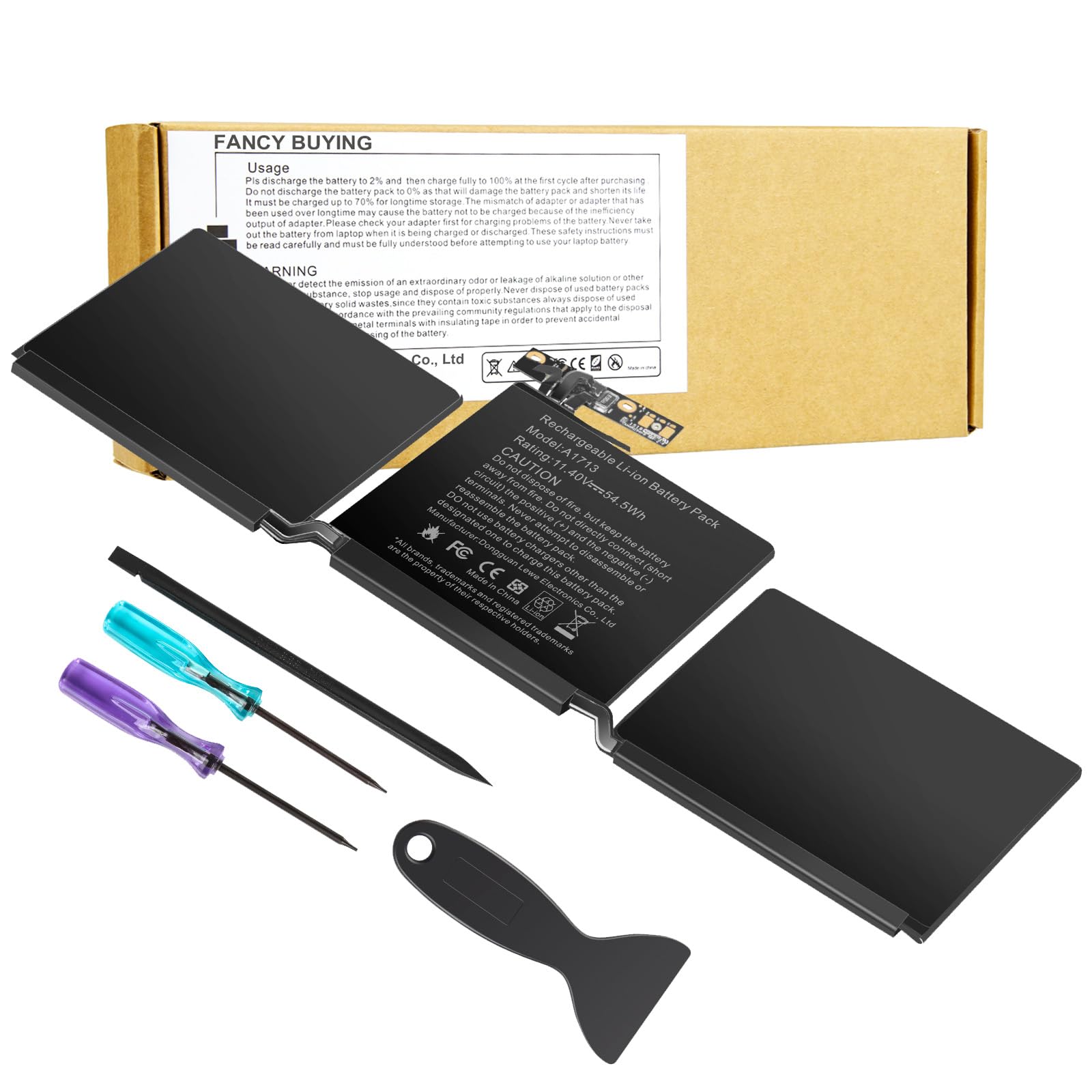 Amazon.com: Fancy Buying Battery A1713 A2171 for MacBook Pro 13