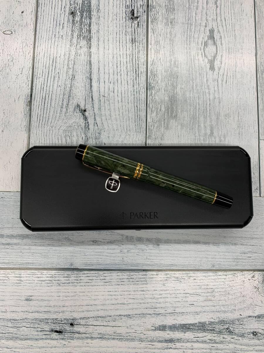 パーカーデュオフォールドジェイドグリーン万年筆ボールペン