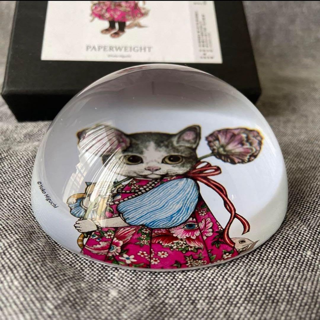 台湾限定 ガラス製ペーパーウェイト ヒグチユウコ展 ギュスターヴくん
