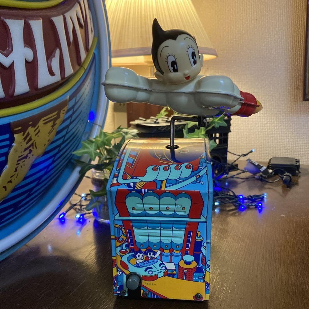 鉄腕アトム オルゴール目覚まし時計 リズム時計ブリキ 限定 【公式通販】