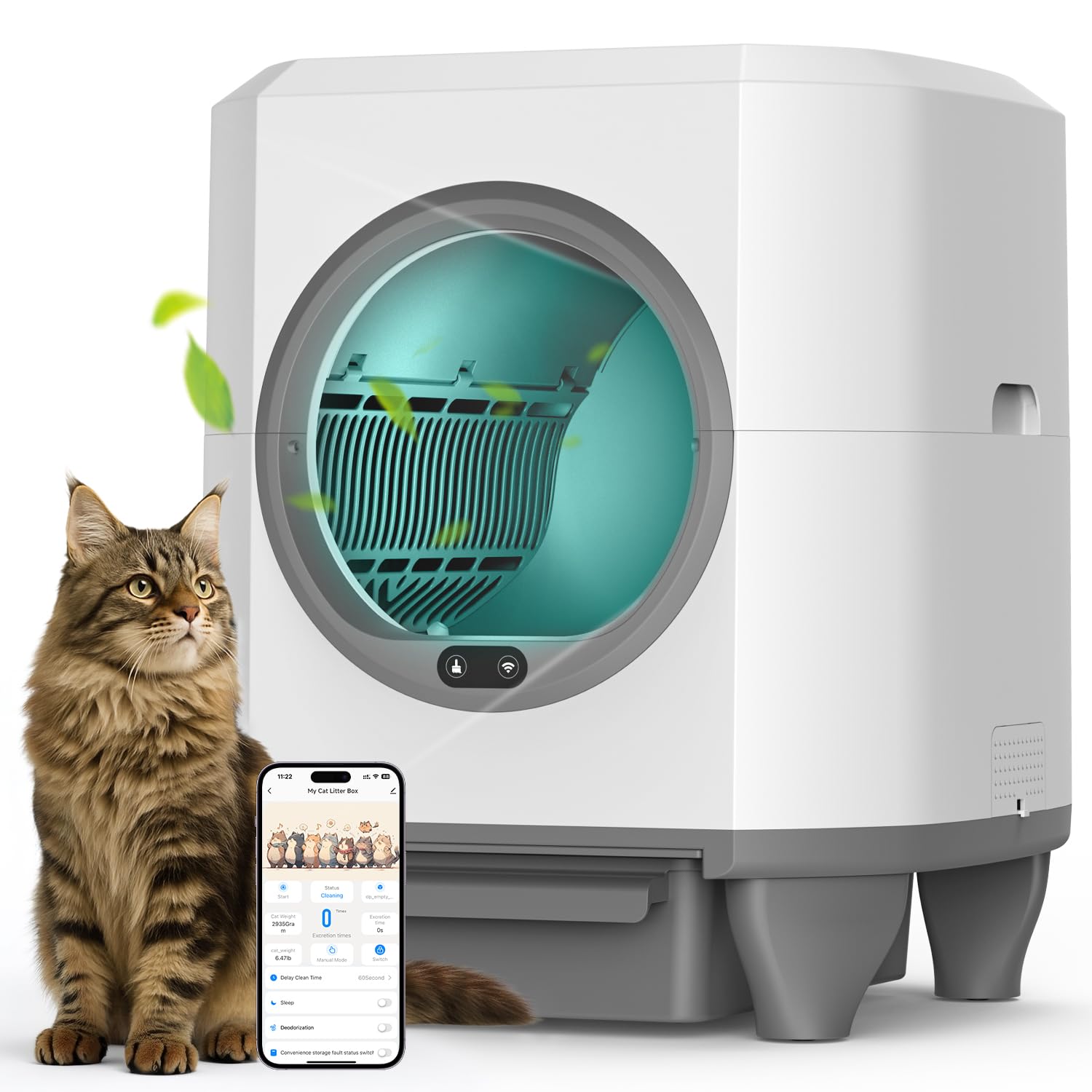 Amazon | OROLEY 猫 自動トイレ 猫 トイレ 自動 猫トイレ 自動 自動