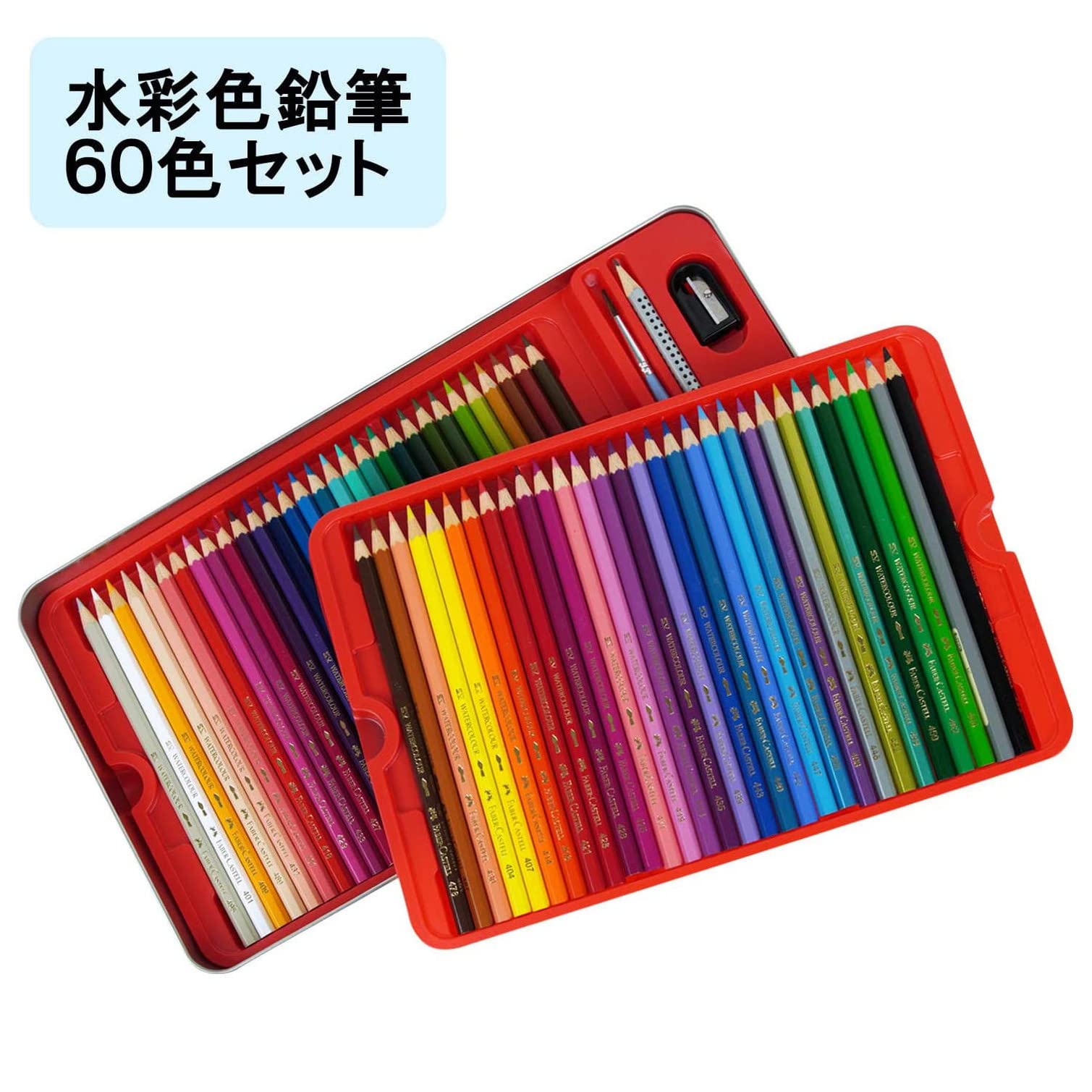 Faber-Castell 木箱 60色セット 色鉛筆 ファーバーカステル ファーバー