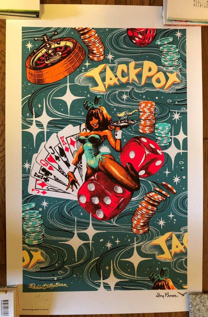 ロッキンジェリービーン 桃乃木かな シルクスクリーンポスター 2枚