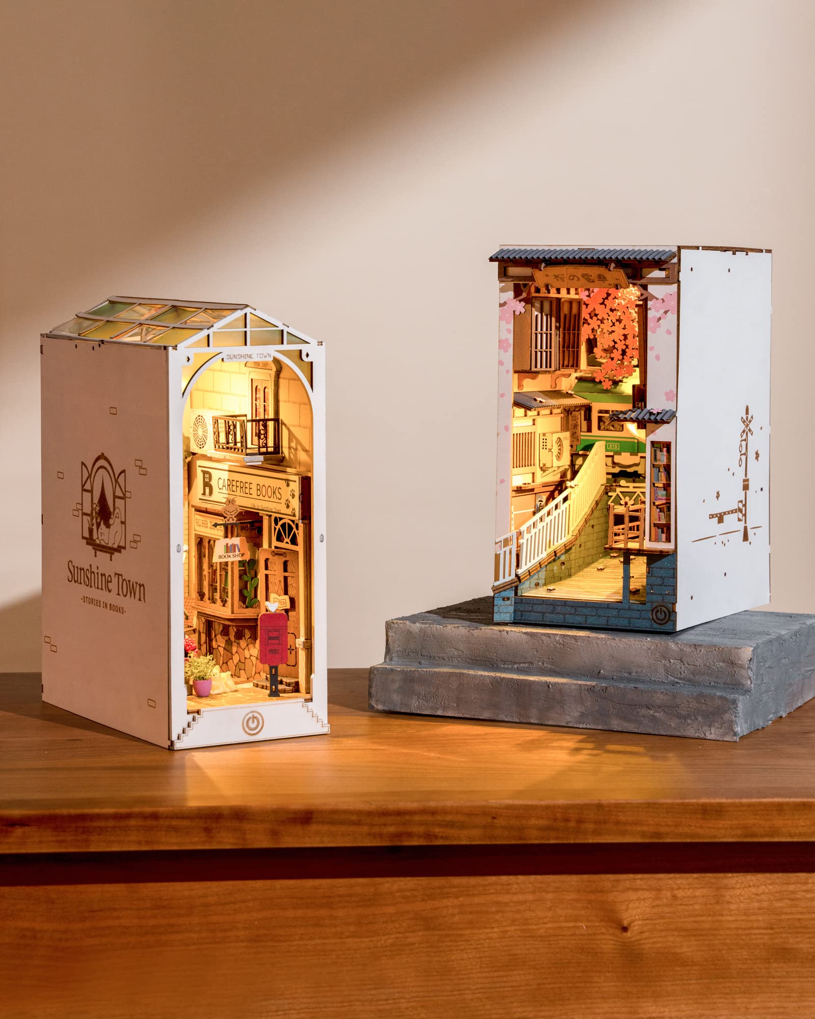 DIY 木製パズル Magic House & Sunshine Town DIY 木製パズル Magic