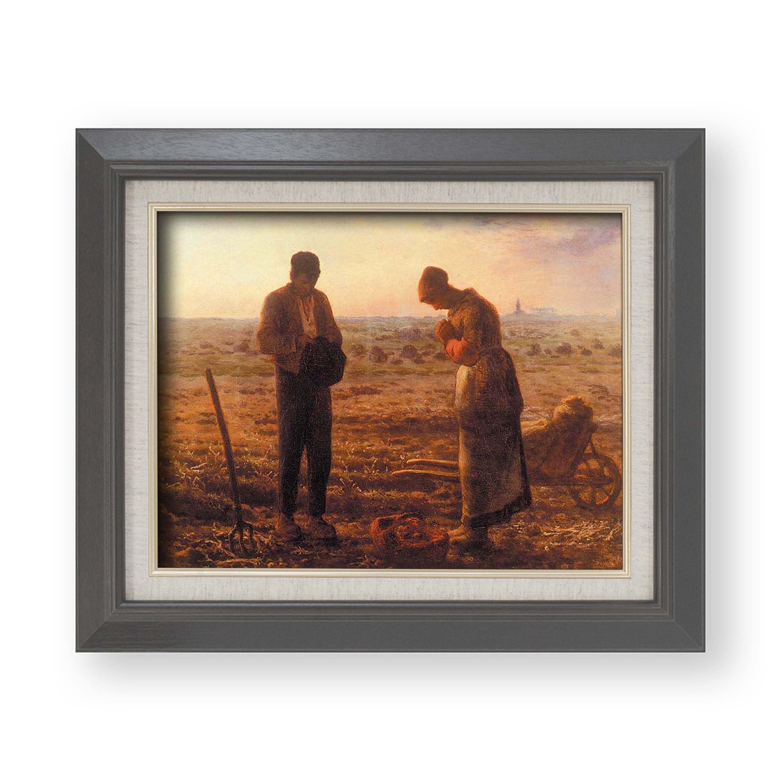 額装】ミレー『晩鐘』複製 ルーヴル美術館 Les Éditions Braun 額装