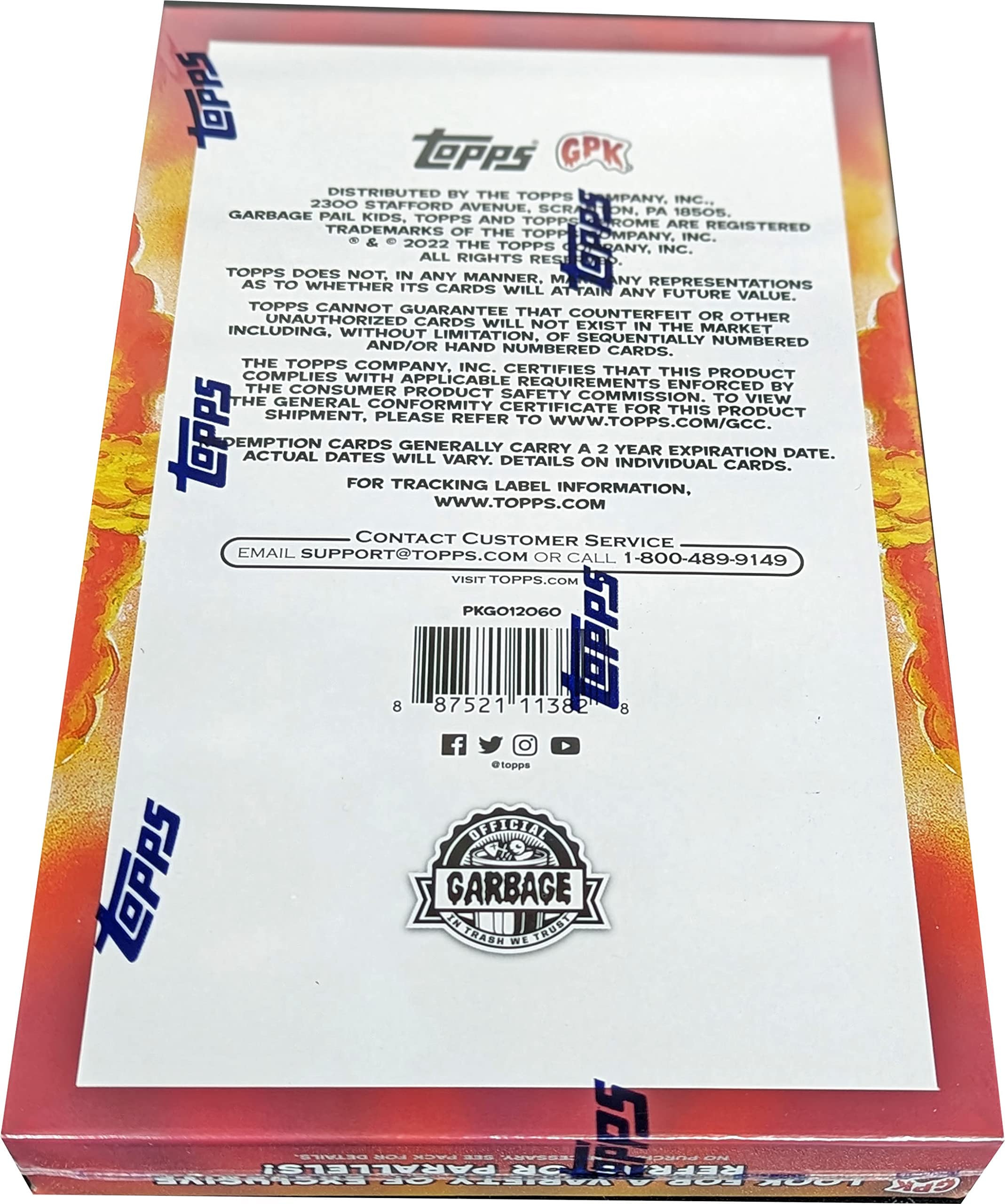 Amazon.com: 2022 Topps Garbage Pail Kids Chrome Series 5 Hobby