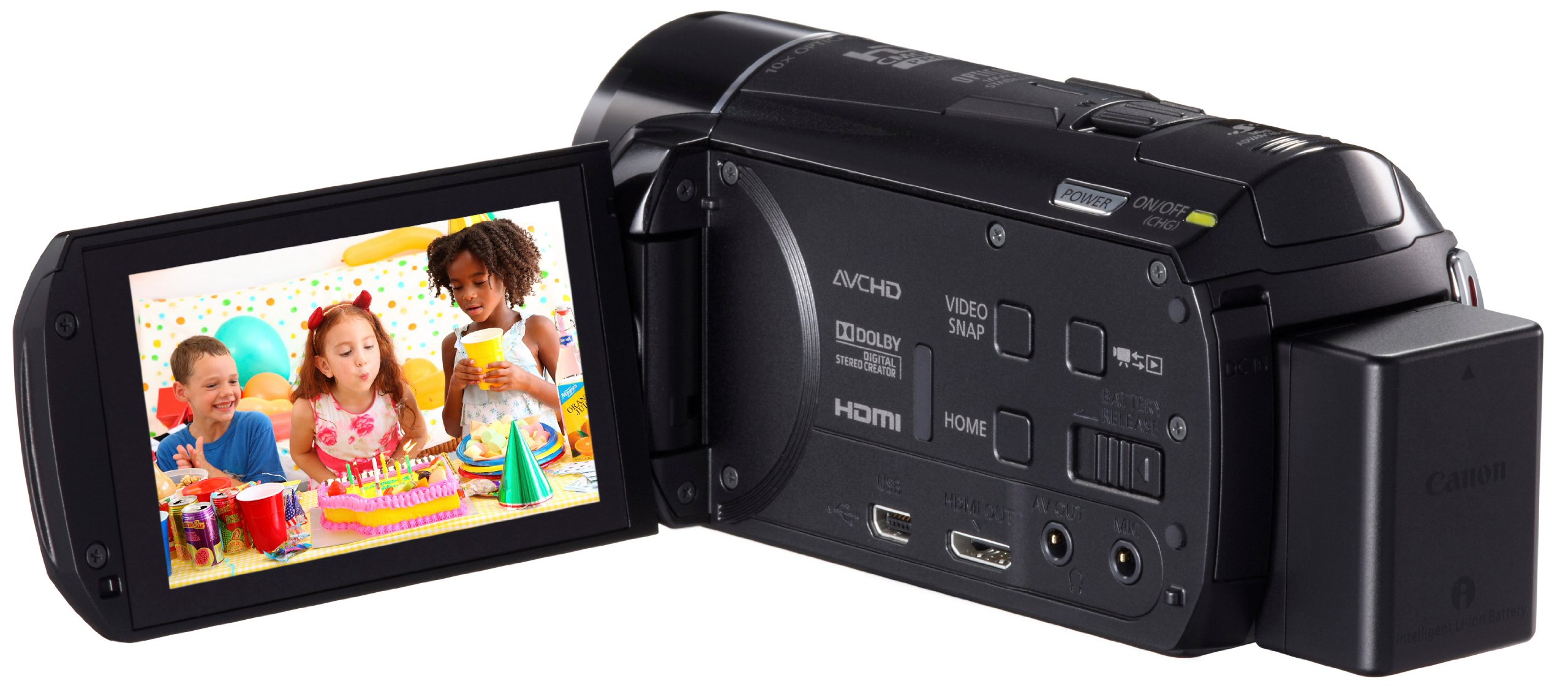 Amazon | Canon デジタルビデオカメラ iVIS HF M52 ブラック 光学10倍