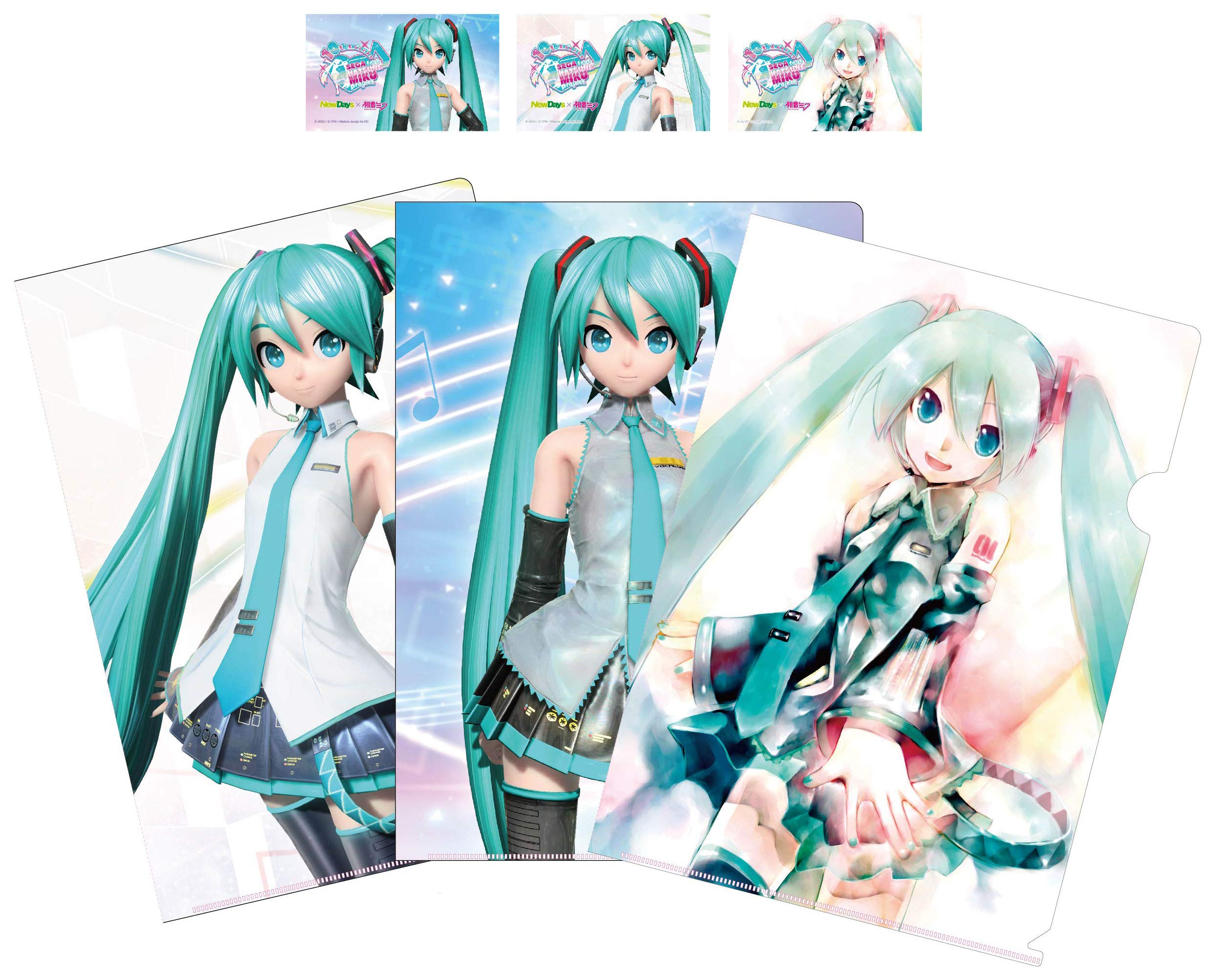 Amazon.co.jp: ハート NewDays×初音ミク A4クリアファイル&ステッカー