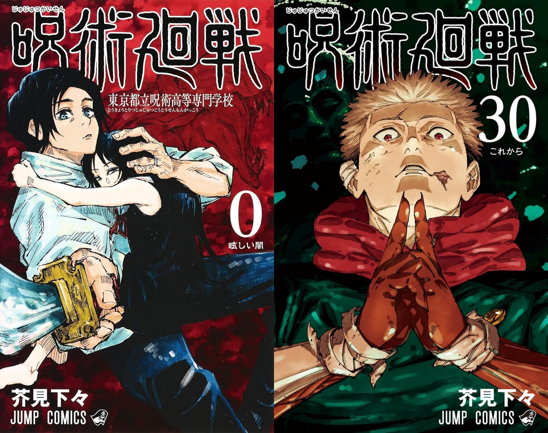 呪術廻戦全30巻、0巻、ファンブック 呪術廻戦 コミック 0-30巻セット