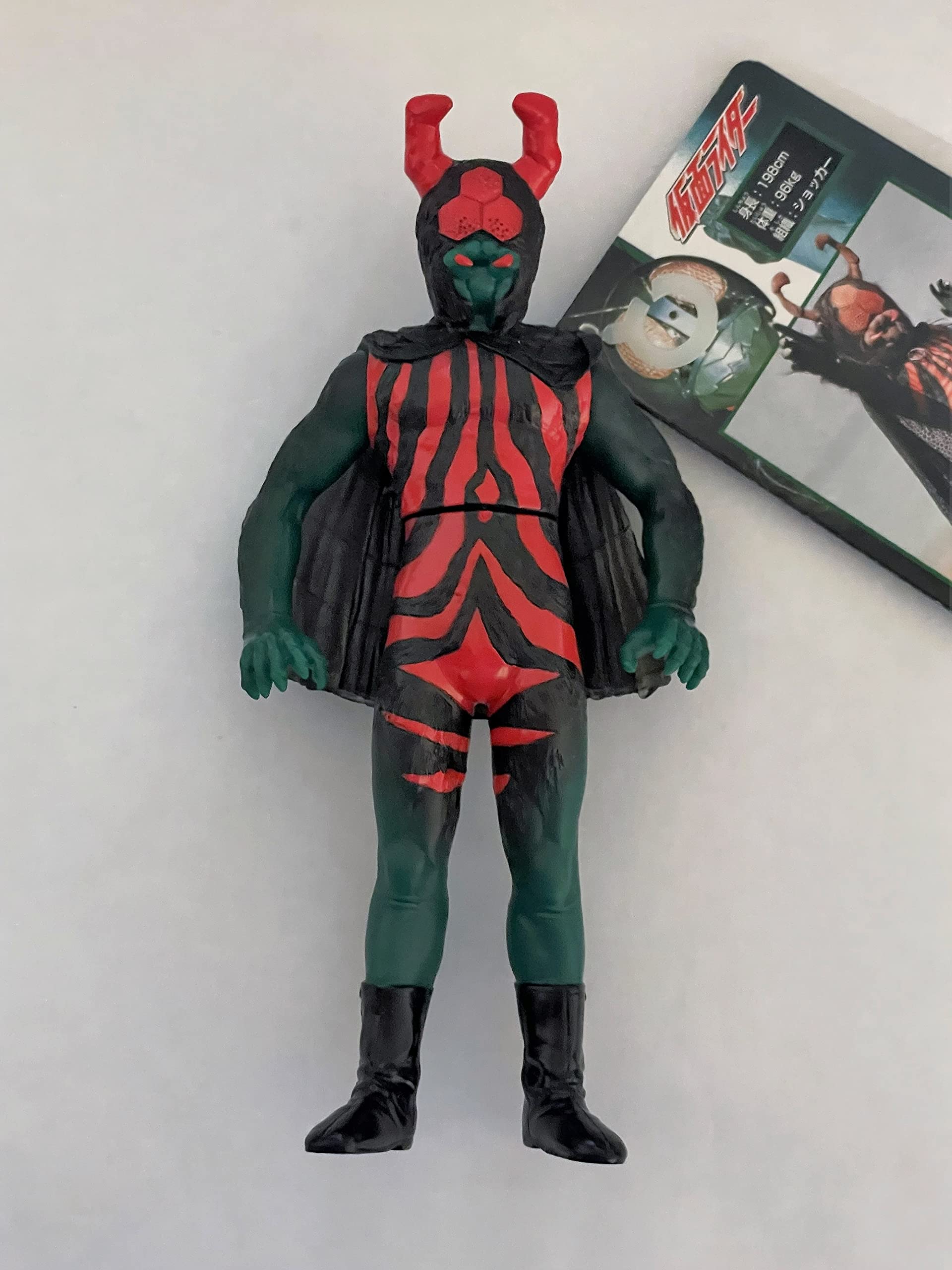 当時物 旧バンダイ 仮面ライダー 怪人 クモ男 ソフビ 初売り旅行 怪人