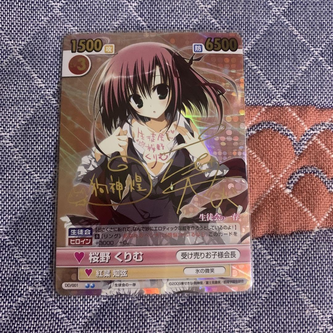 ヴィクトリースパークロウキューブ慧心学園6年生紗季サイン入り