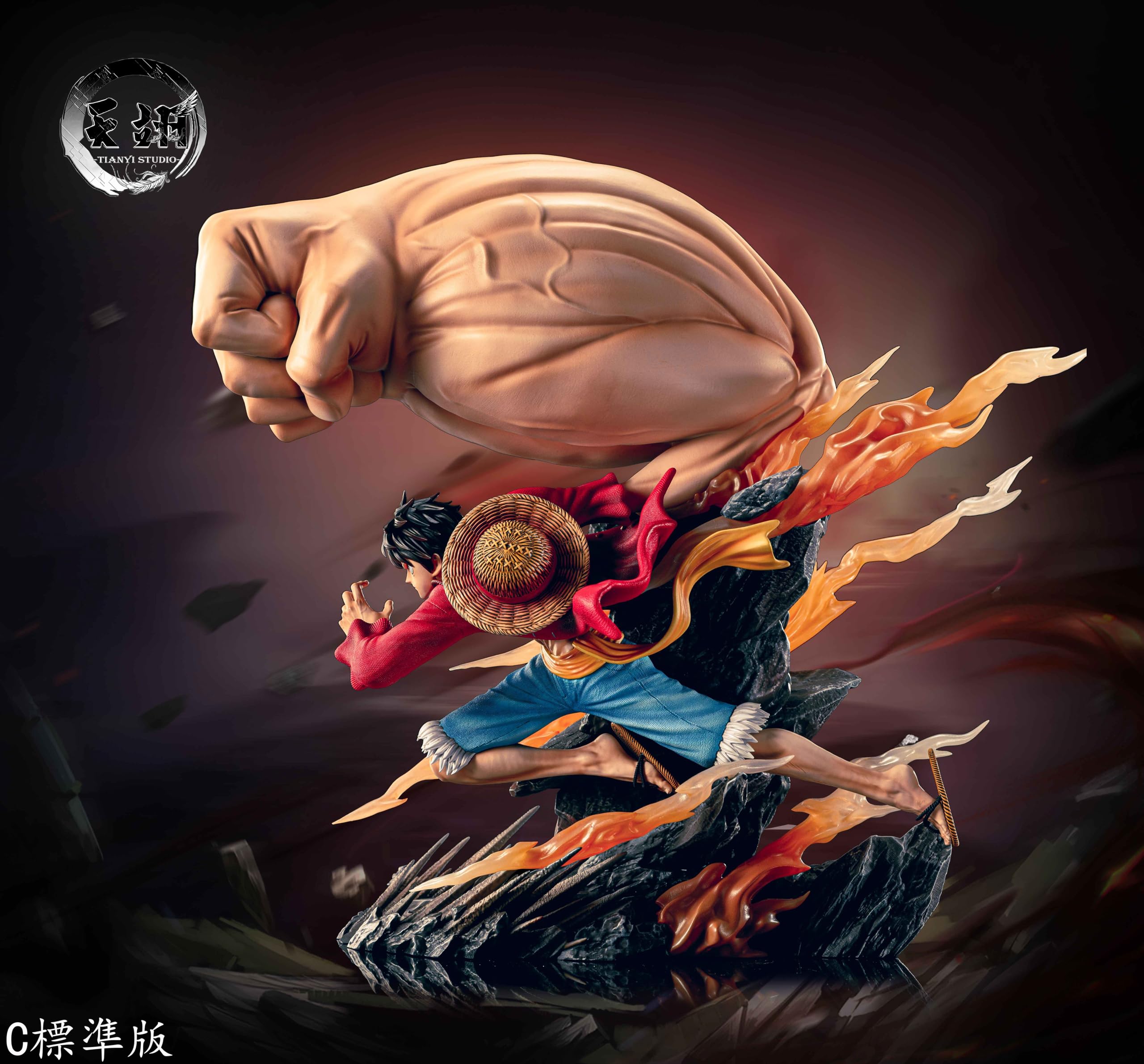 ワンピース モンキー・D・ルフィ 彫刻フィギュア ガレージキット