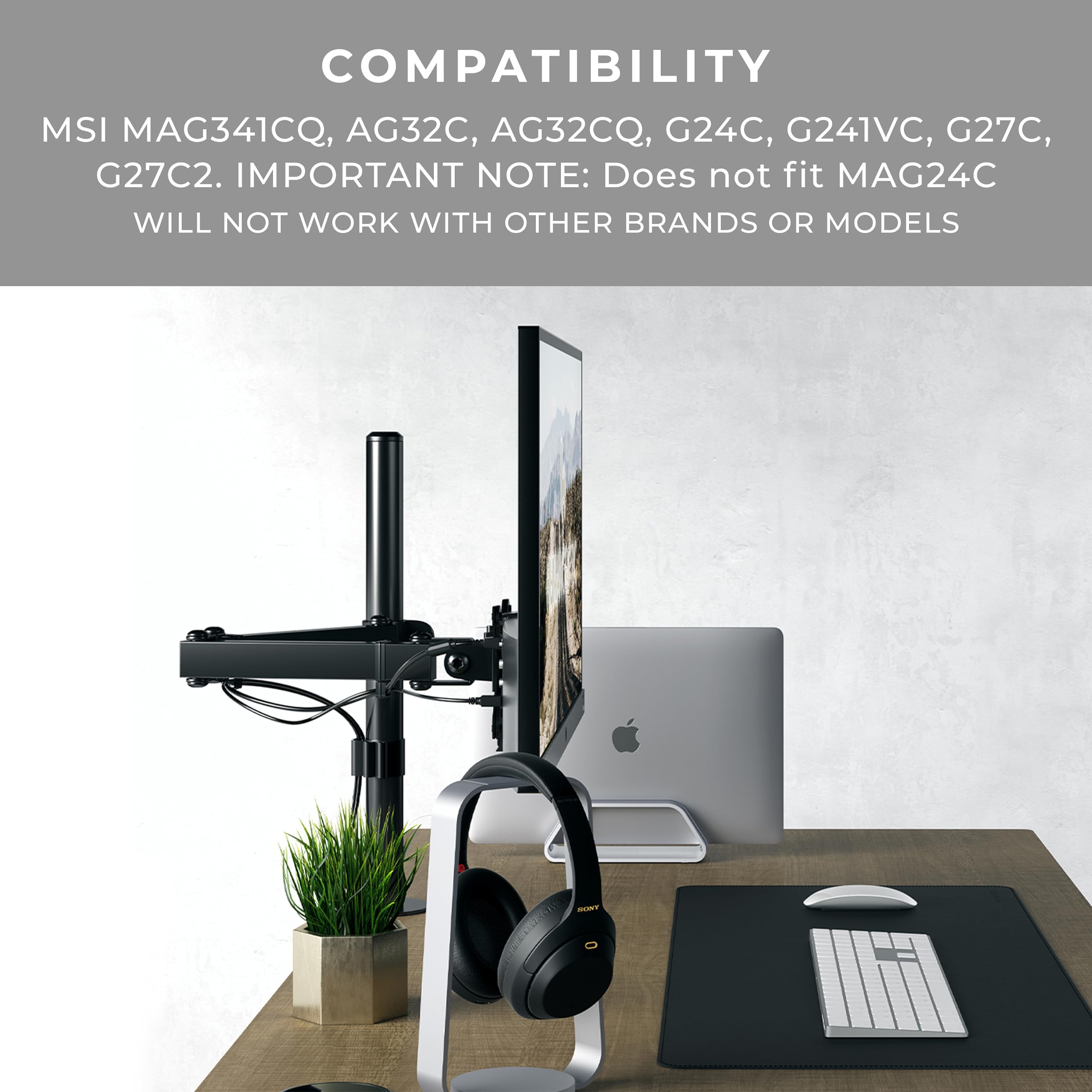 Amazon.com: HumanCentric VESA Mount Adapter Compatible with MSI