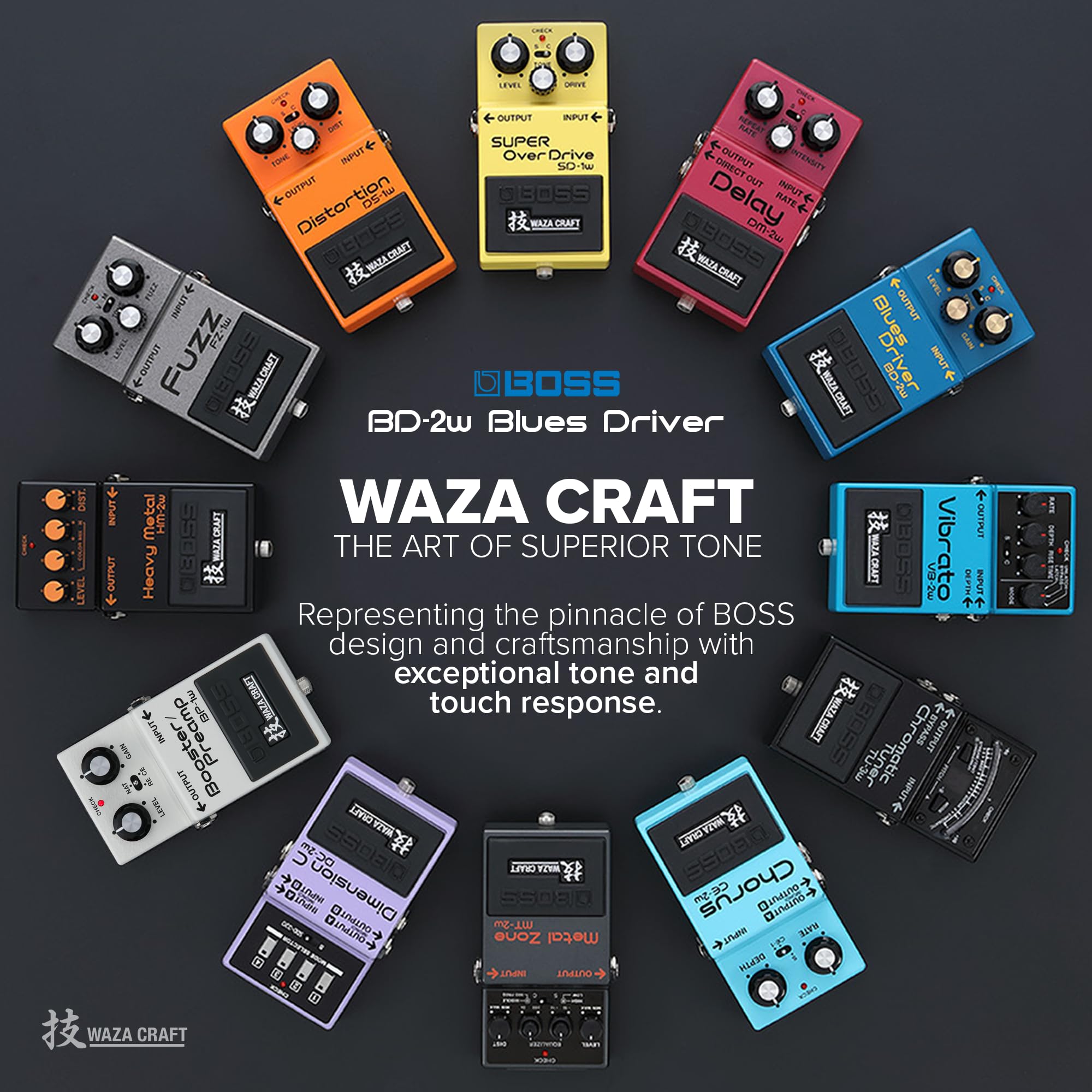 Amazon.com: BOSS BD-2W Blues Driver | Premium Waza Craft Guitar
