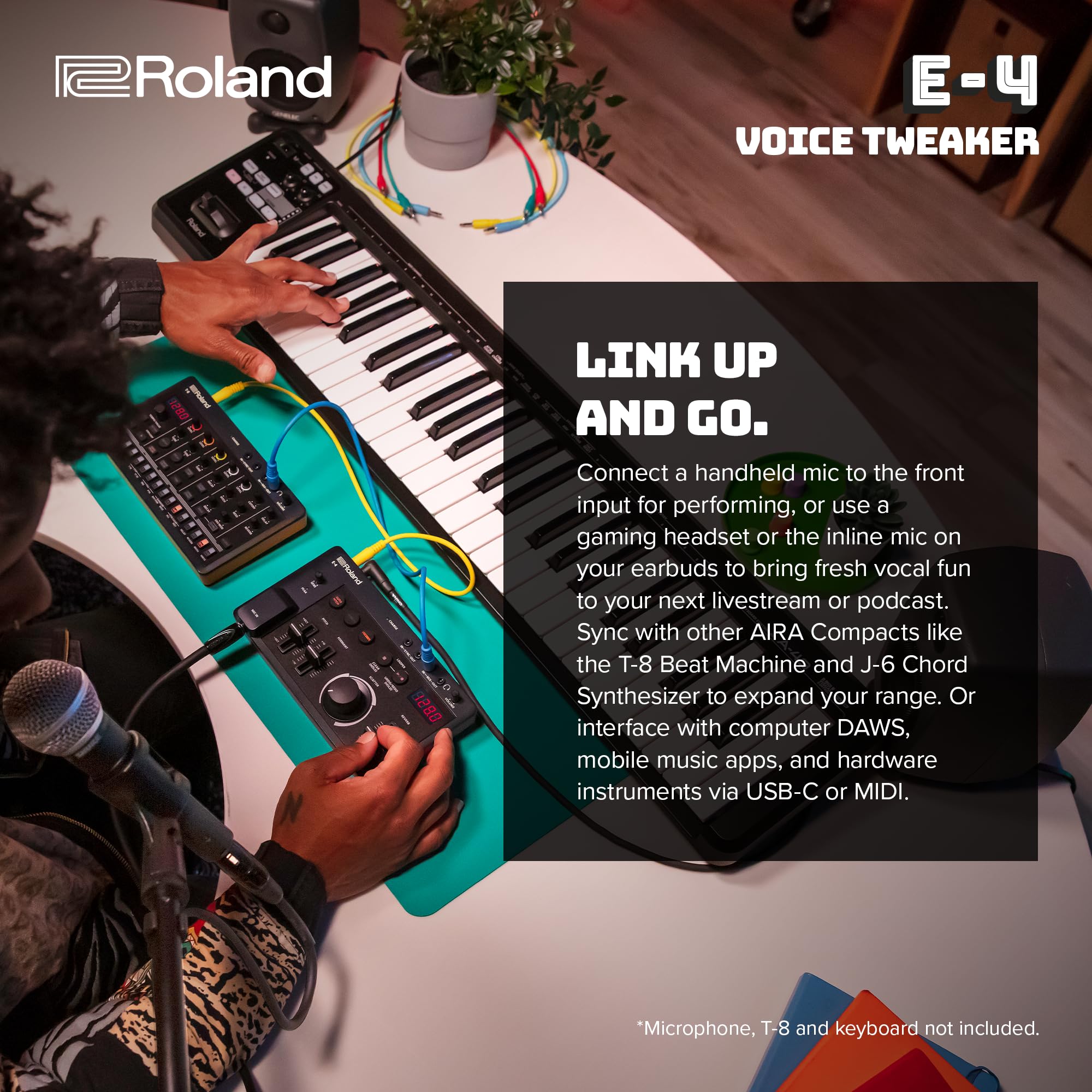 Roland AIRA Compact E-4 VOICE TWEAKER | Vocal Performance Tool