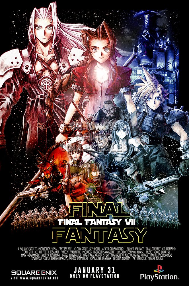 非売品 店頭用 ポスター FINAL FANTASYⅦ REMAKE 2種セット 非売品