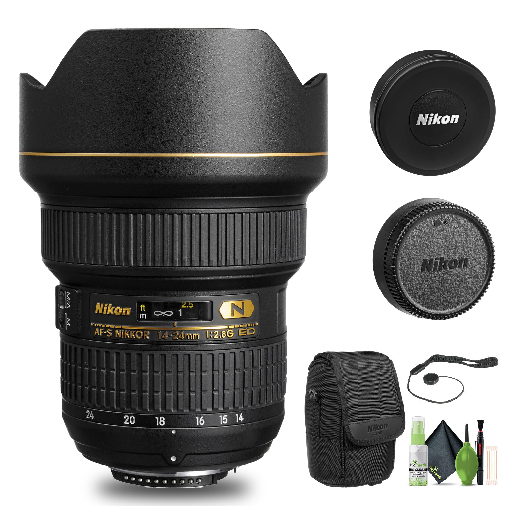 Amazon.com: Nikon AF-S NIKKOR 14-24mm f/2.8G ED Lens (2163) + Cap
