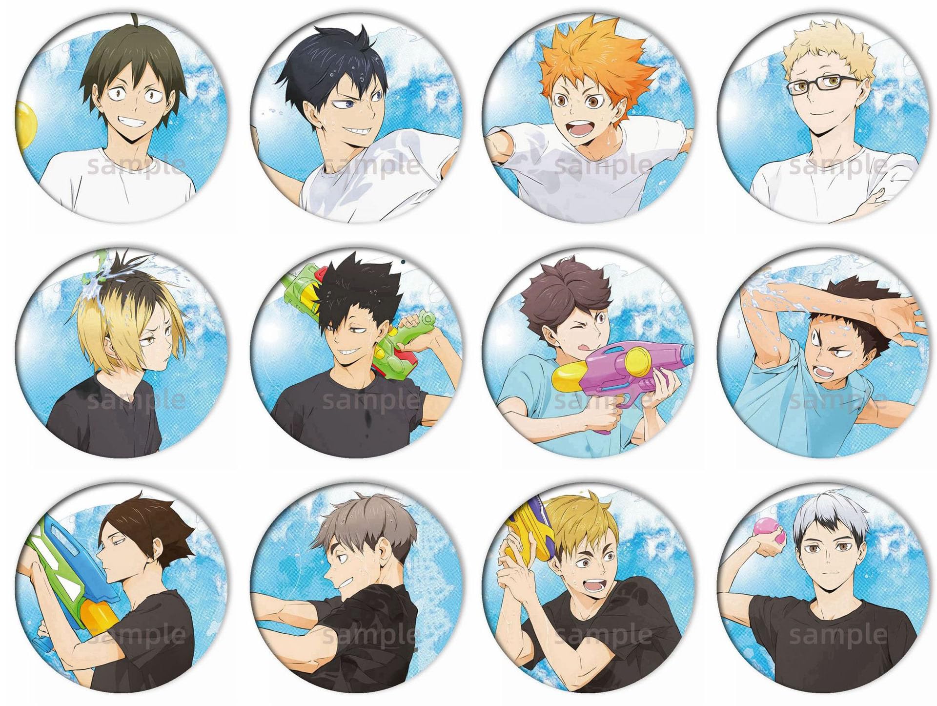 ハイキュー缶バッジ映画村日向翔陽影山飛雄月島蛍山口忠