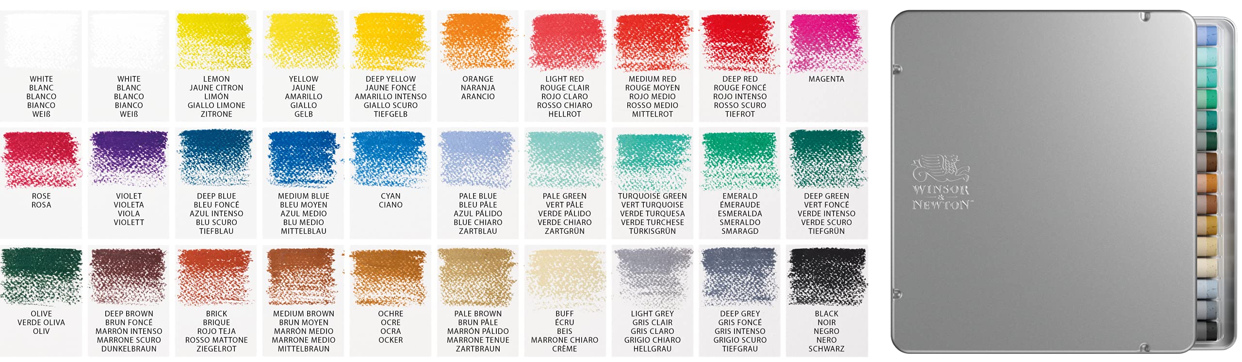 Winsor & Newton ウィンザー＆ニュートン ソフトパステル 72色 【公式