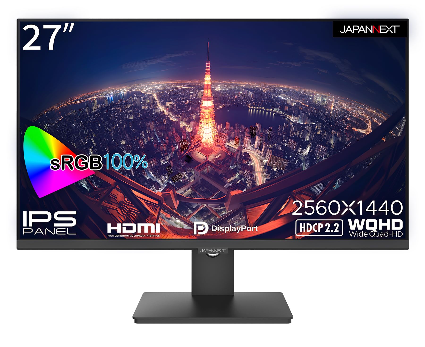 Amazon.co.jp: JAPANNEXT 27インチ モニター WQHD 2560x1440解像度 IPS
