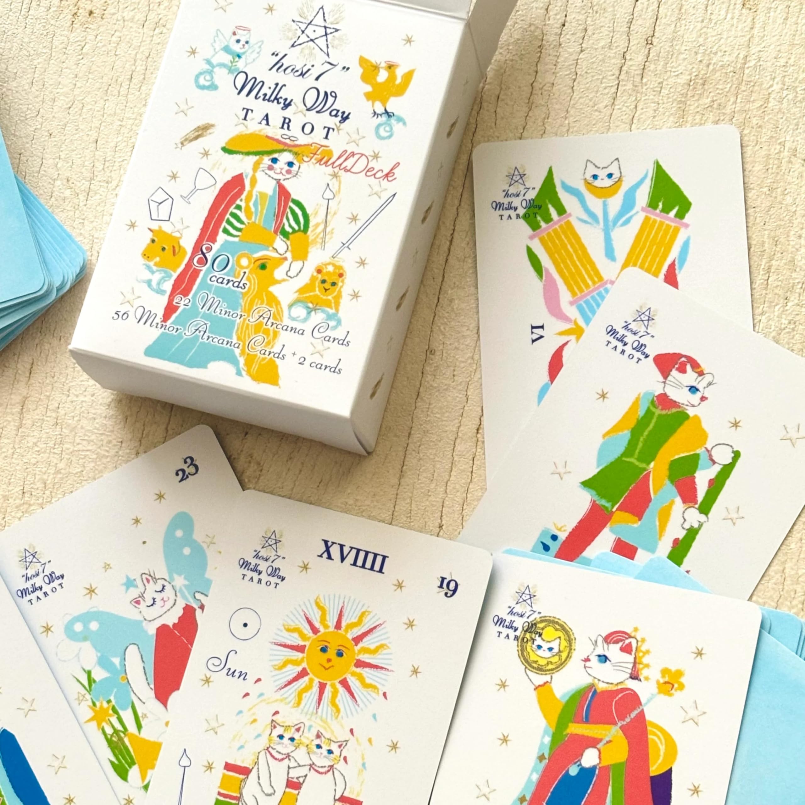 Amazon.co.jp: hosi7ミルキーウェイタロット80フルデッキ ｜ hosi7