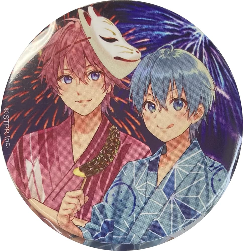 すとぷり さとみくん 缶バッジ 2020夏 Summer 浴衣 等身 - メルカリ す