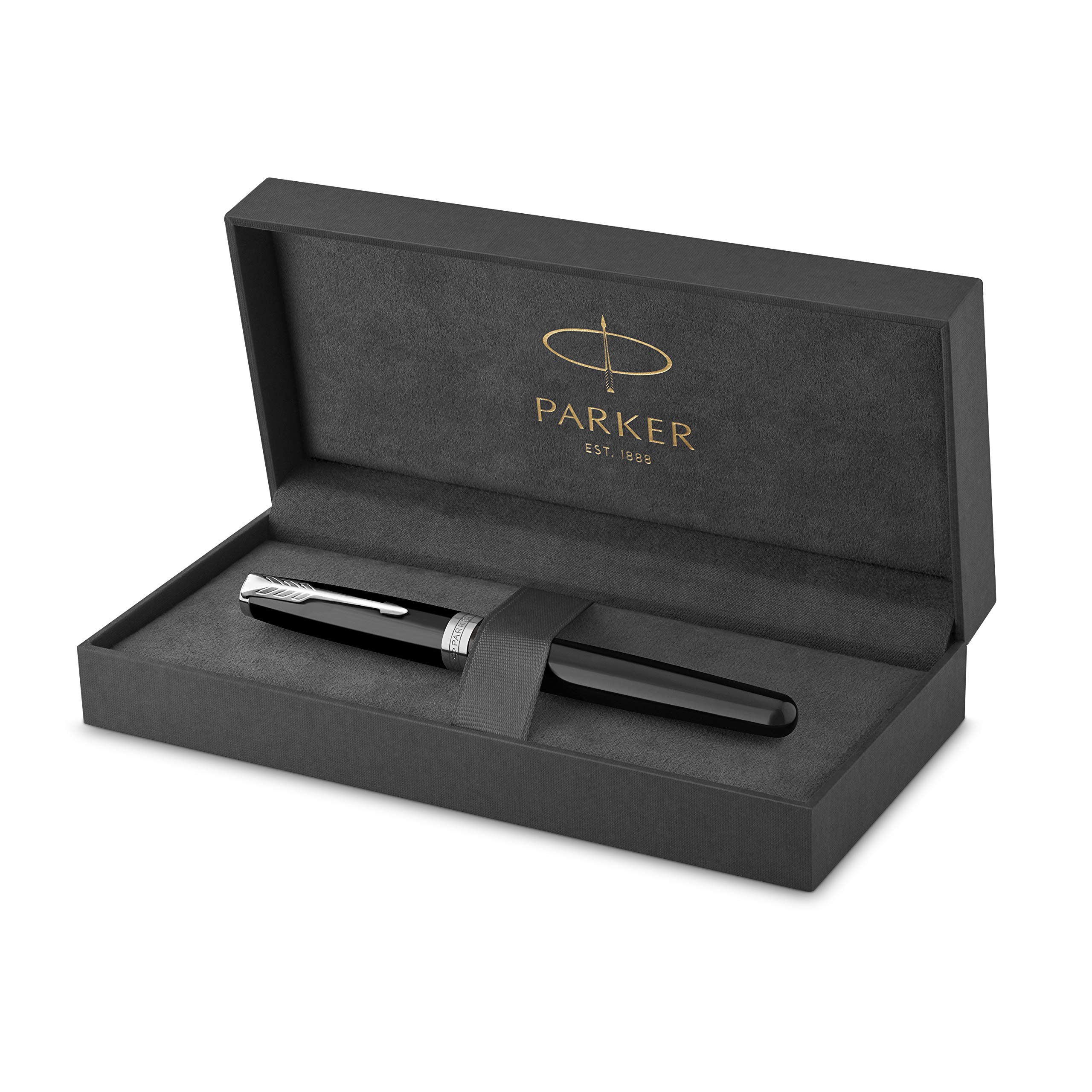 Amazon | PARKER パーカー 万年筆 ソネット ラックブラックCT 細字 18