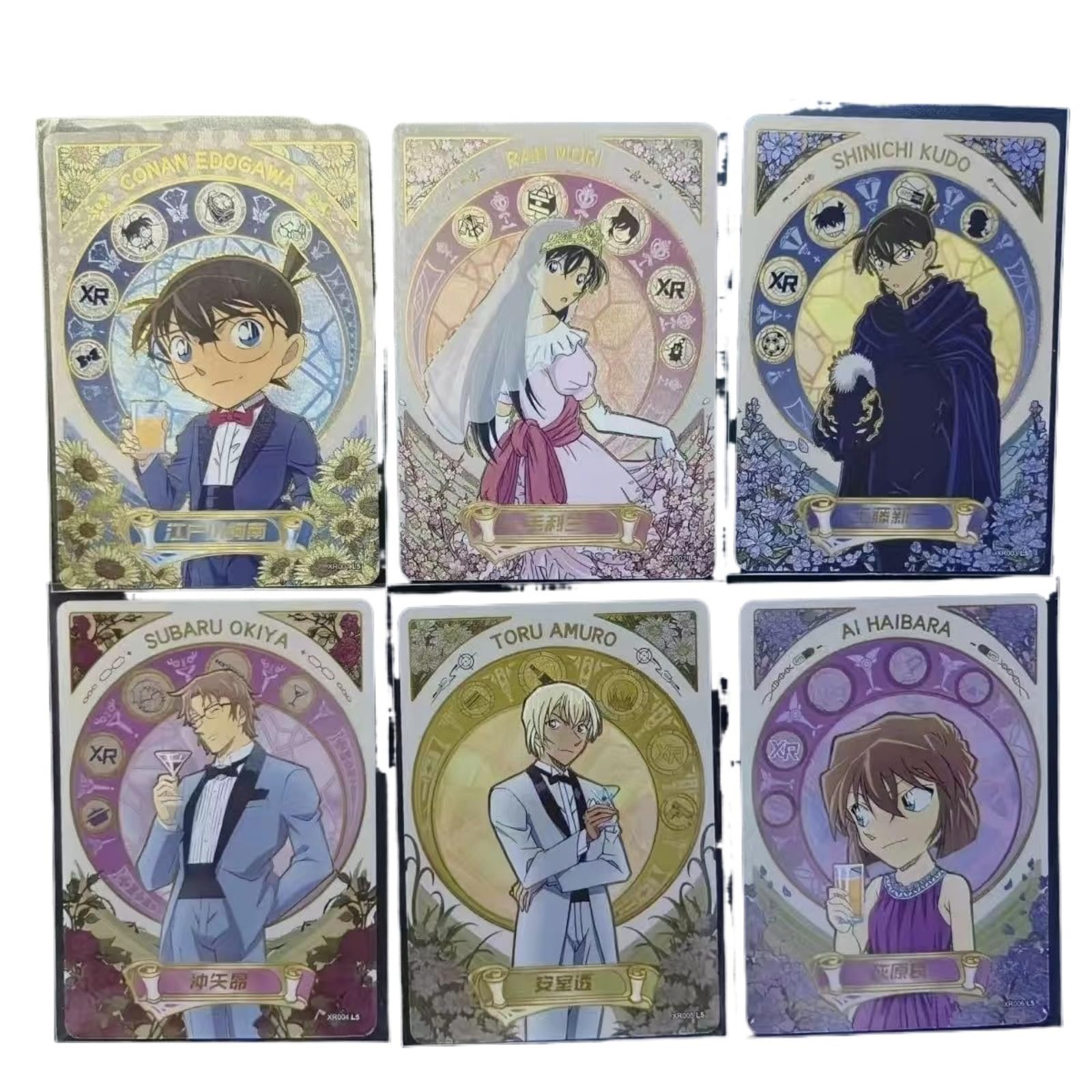 名探偵コナン トレーディングカード 当時物 灰原哀 怪盗キッド 毛利蘭