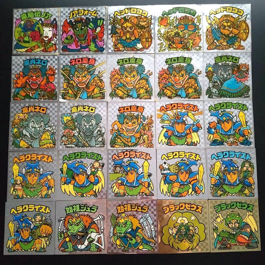 ビックリマンシール 1弾 天使シール アイス版 8枚 ビックリマンシール