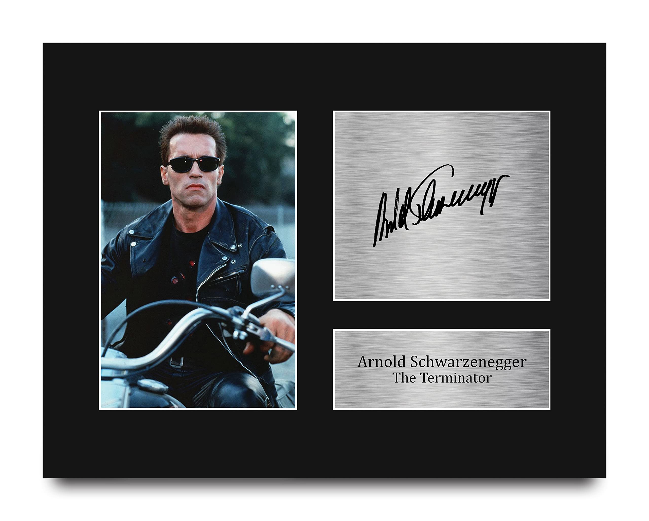アーノルド・シュワルツェネッガー 直筆サイン入り写真 ターミネーター