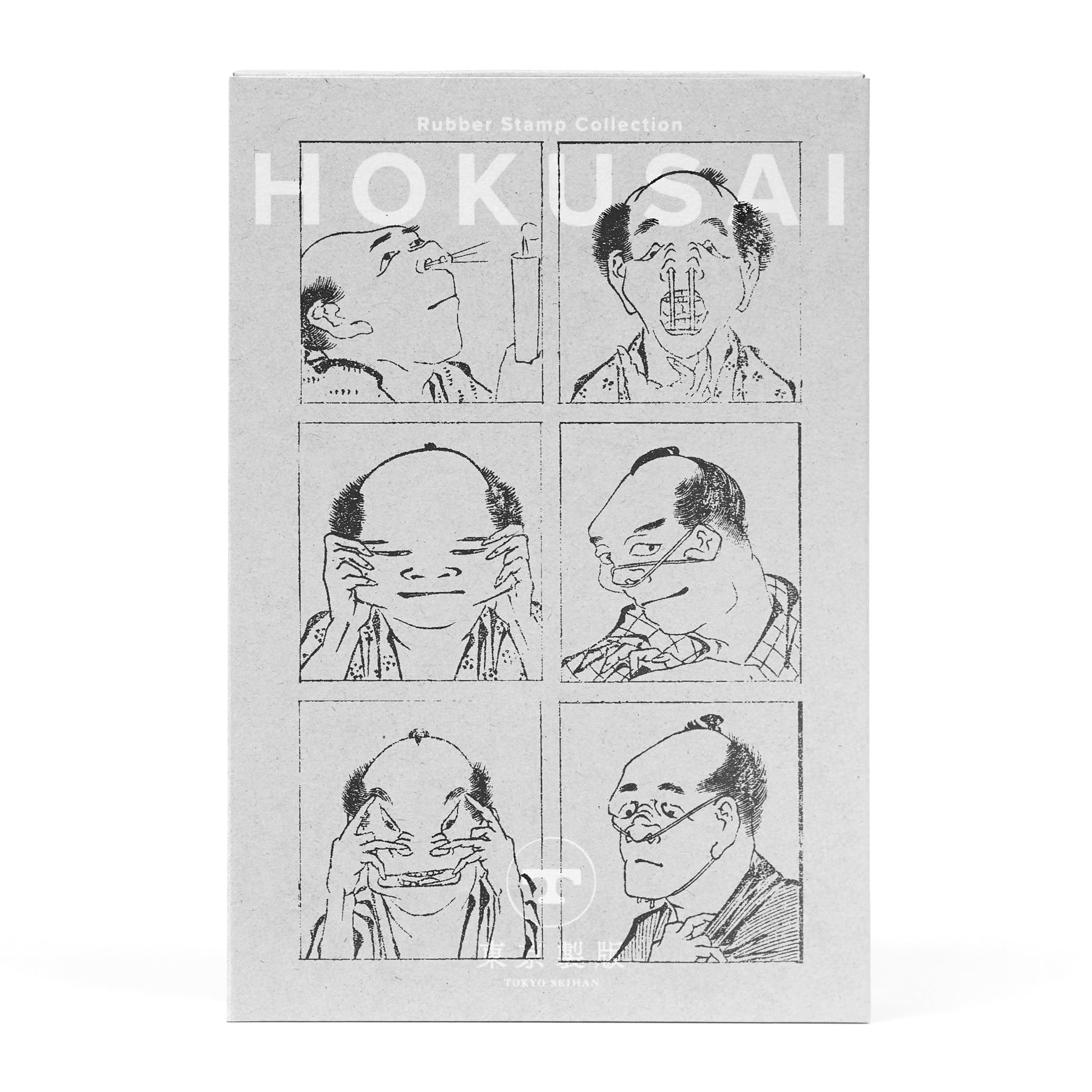 Amazon.co.jp: Rubber Stamp Collection HOKUSAI 百面相セット
