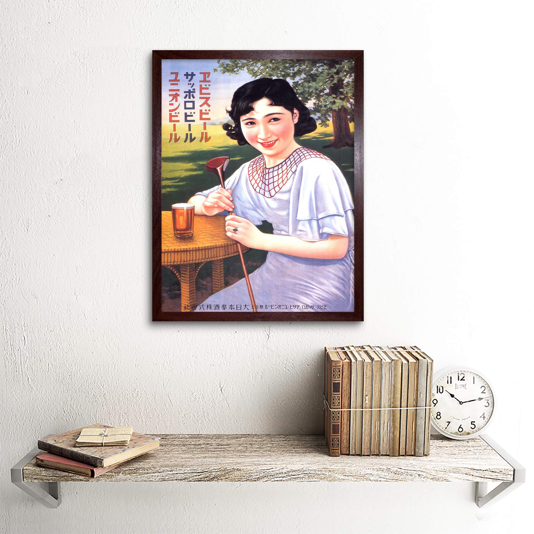1950 Wood Frame Vintage Poster ポスター 1950~ Wood Frame Vintage