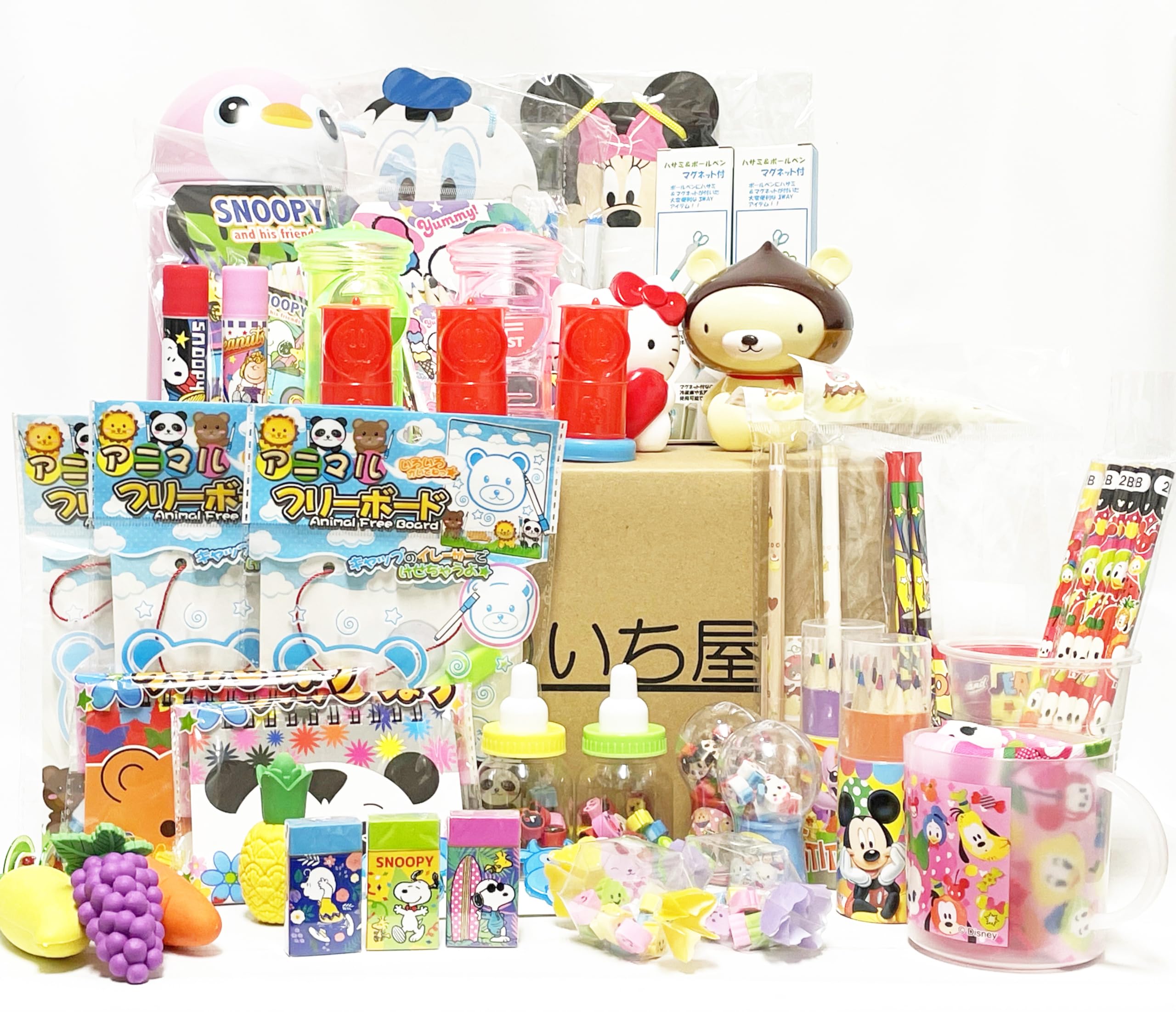 Amazon.co.jp: 射的・輪投げ用 景品文具セット 100個入 / いち屋の