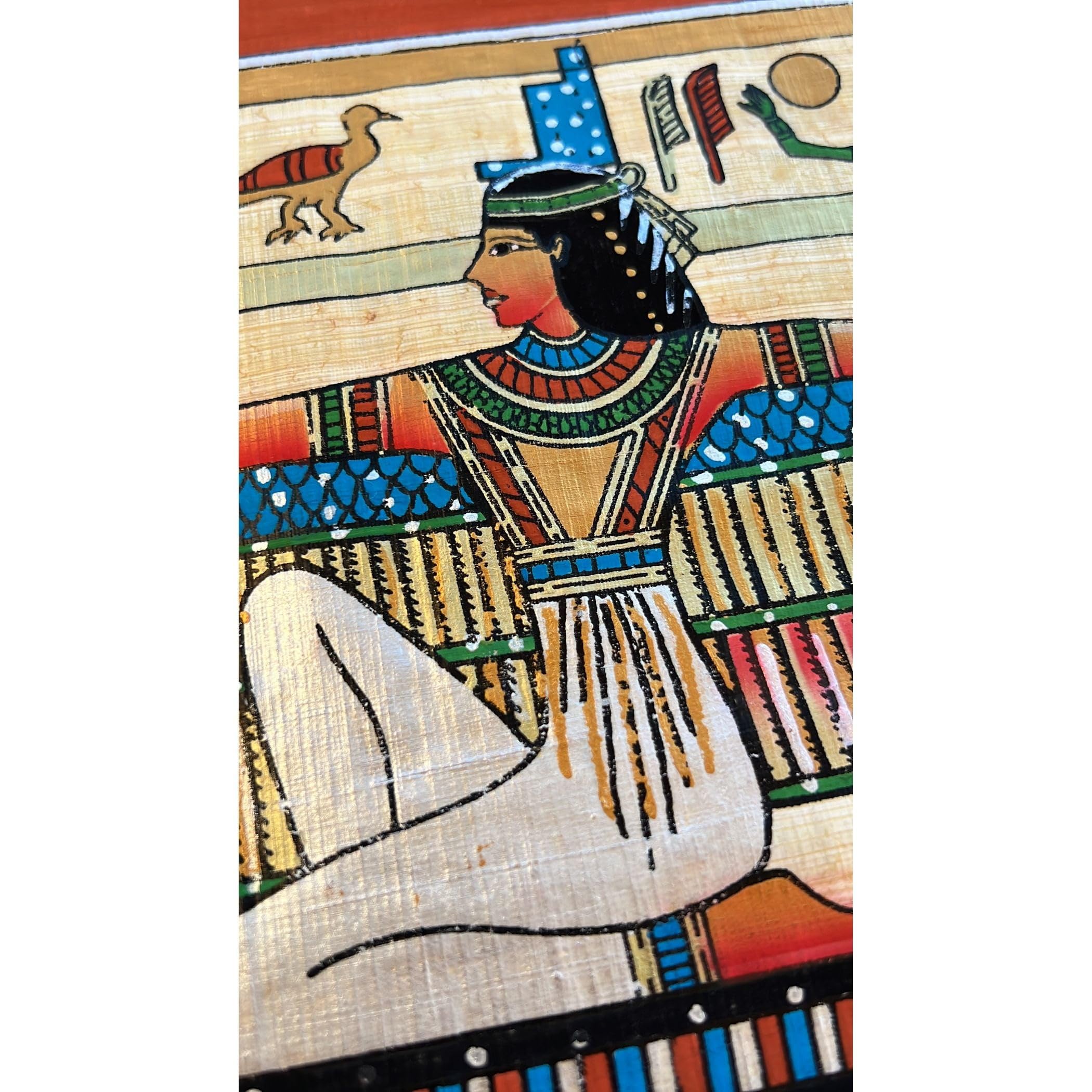 エジプトパピルス画イシス エジプトパピルス画イシス Amazon.co.jp