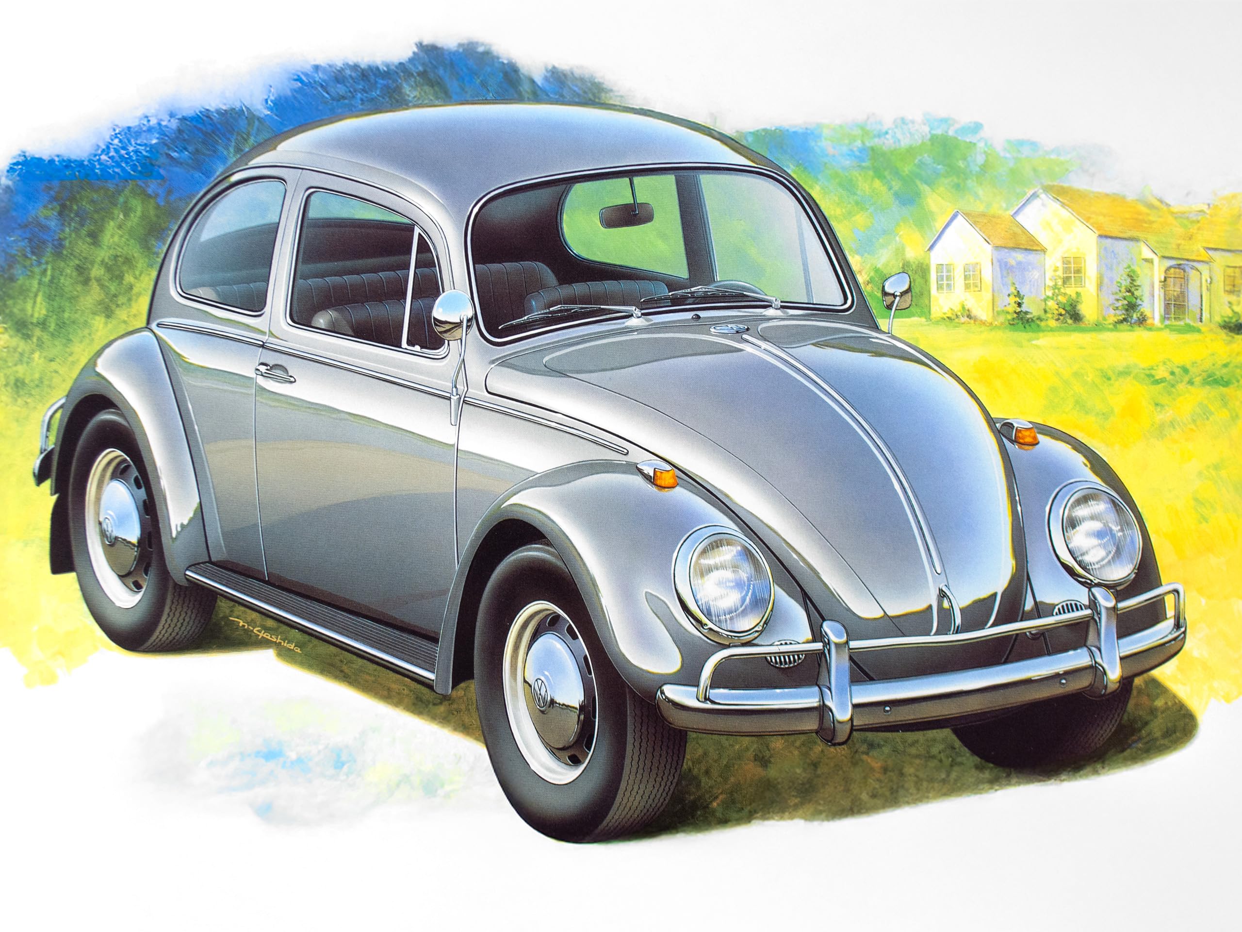 Amazon.com: Tamiya 24136 1/24 Volkswagen 1300 Beetle 1966 Plastic