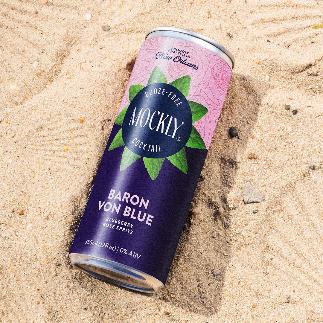 Amazon.com: Mockly Baron von Blue Booze-Free Cocktail | Ready To