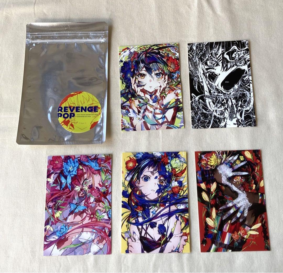 mika pikazo ミカピカゾ クリアファイル2種 ポストカード10点セット