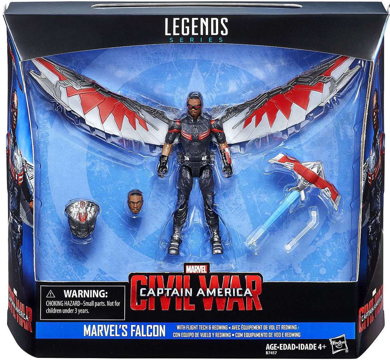 Amazon.com: Marvel Legends Series Falcon with Flight Tech and