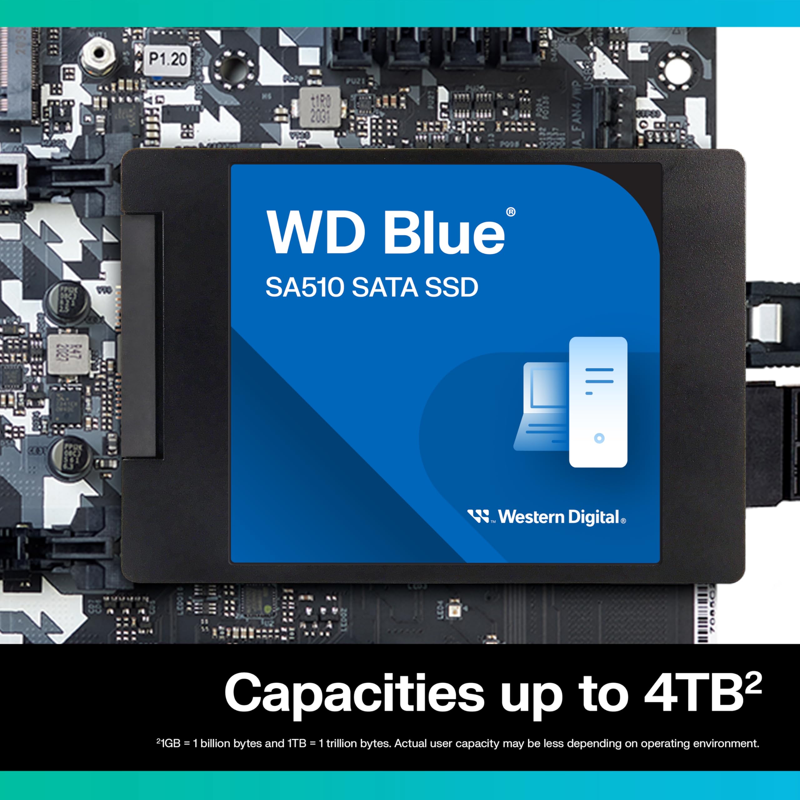Western Digital 500GB WD Blue SA510 SATA Internal Solid State