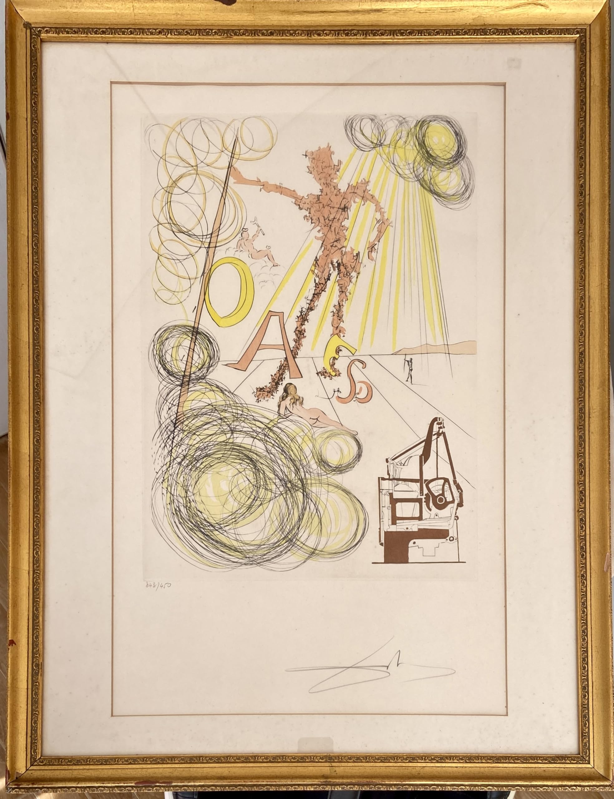 サルバドール・ダリ【至上の愛ーソロモンの歌より】銅版画、他