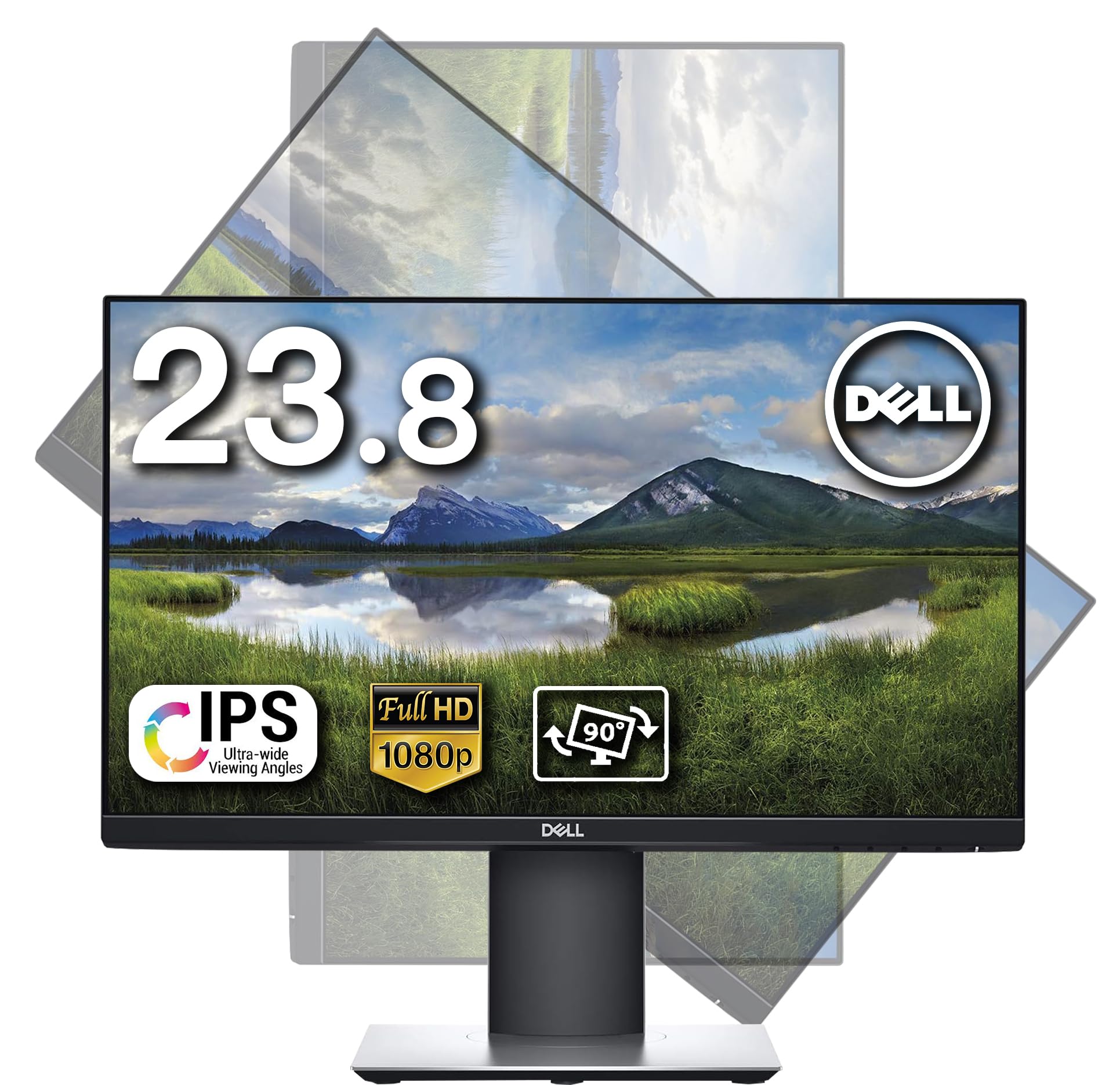 Amazon.co.jp: 【整備済み品】 Dell 23.8インチ 狭額縁液晶 P2419H/超