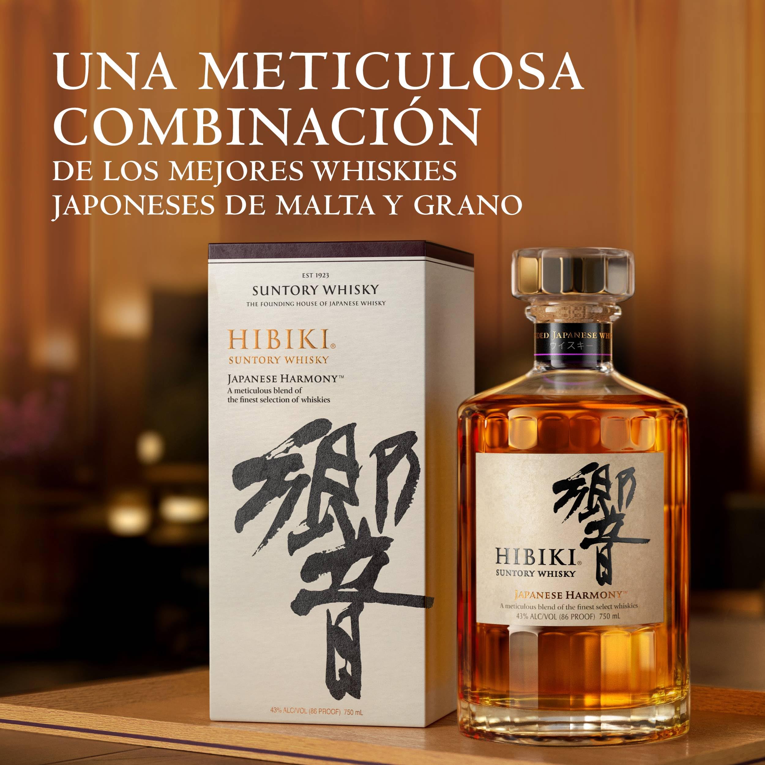 Hibiki Japanese Harmony Whisky Blended Japonés 70cl : Amazon.es