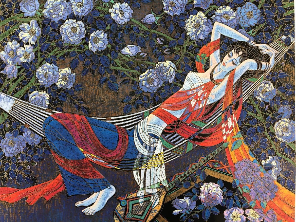 原画】 陳貴平 (チン・グイピン) シルクスクリーン 15/180 原画】陳