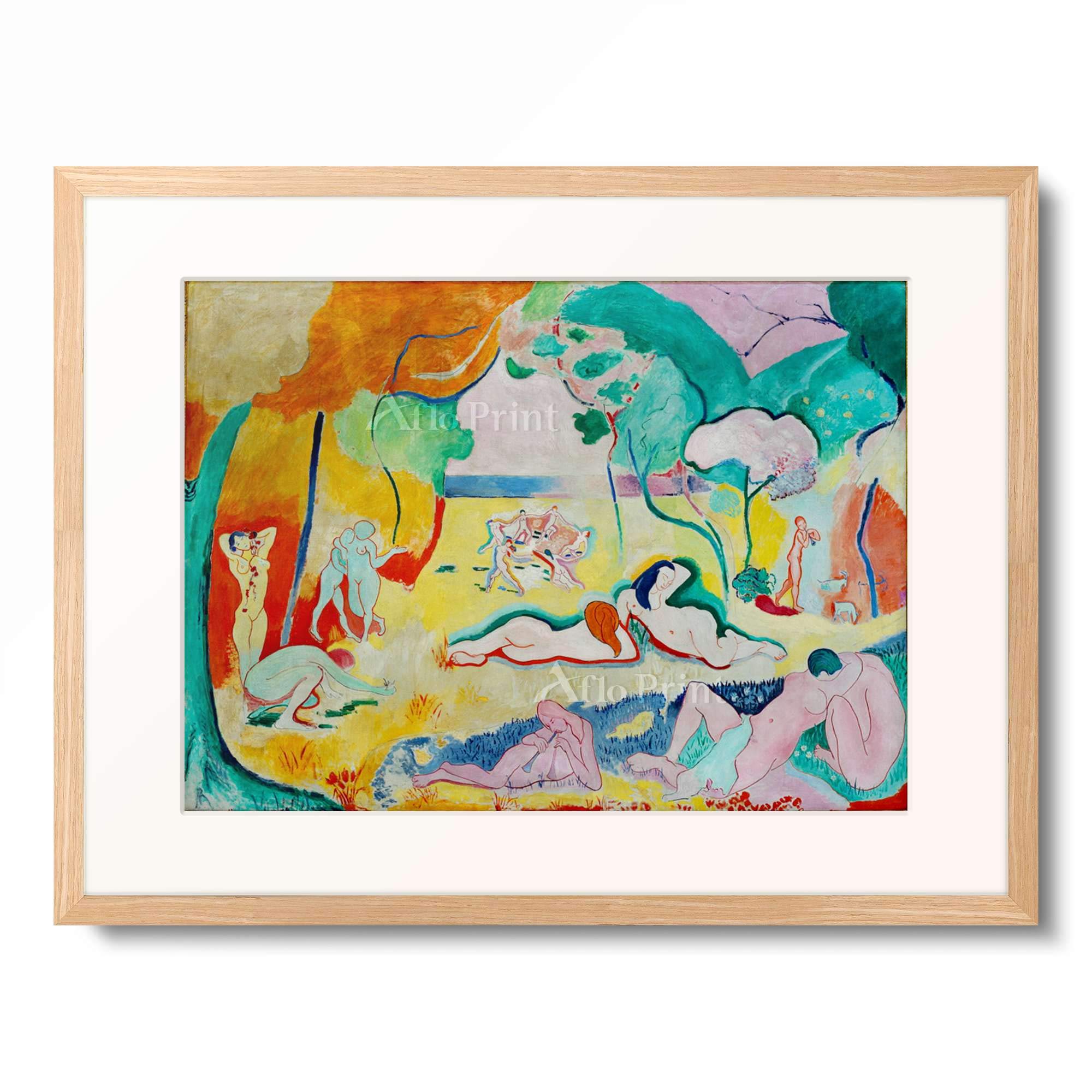 Matisse リーフデザイン 大判絵画 70×70cm Matisse リーフデザイン