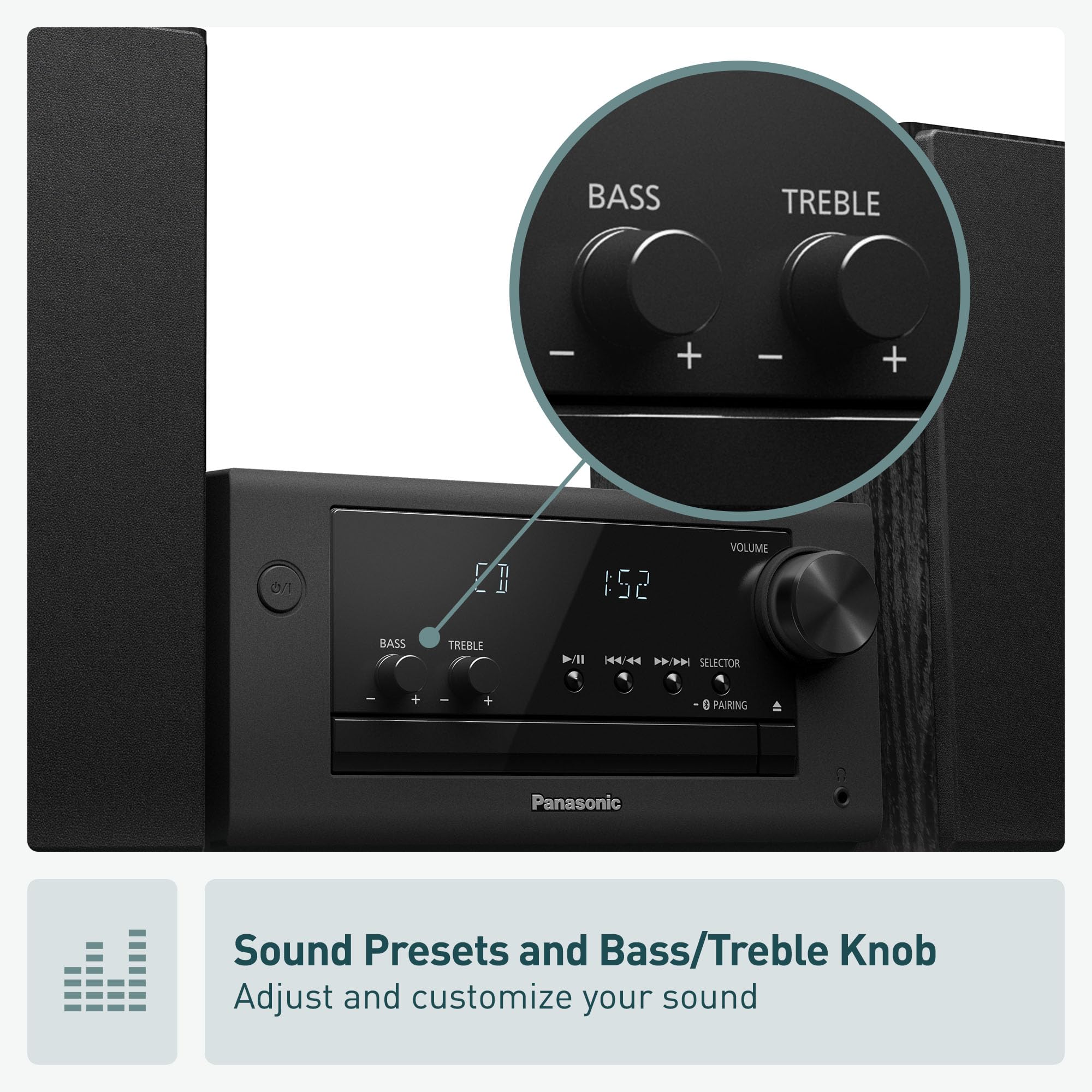 Amazon.com: Panasonic Compact Stereo System with CD Player