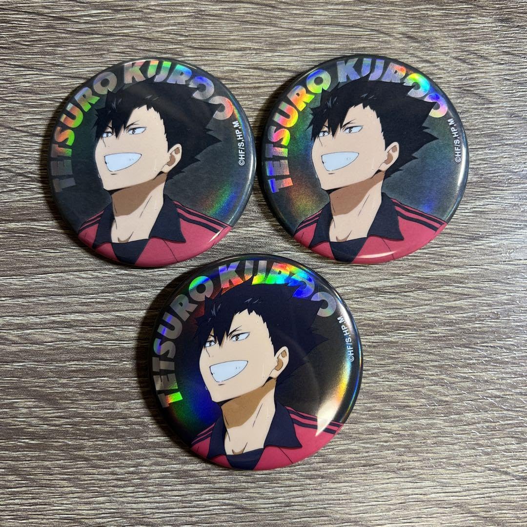 ハイキュー 黒尾鉄朗 缶バッジセット