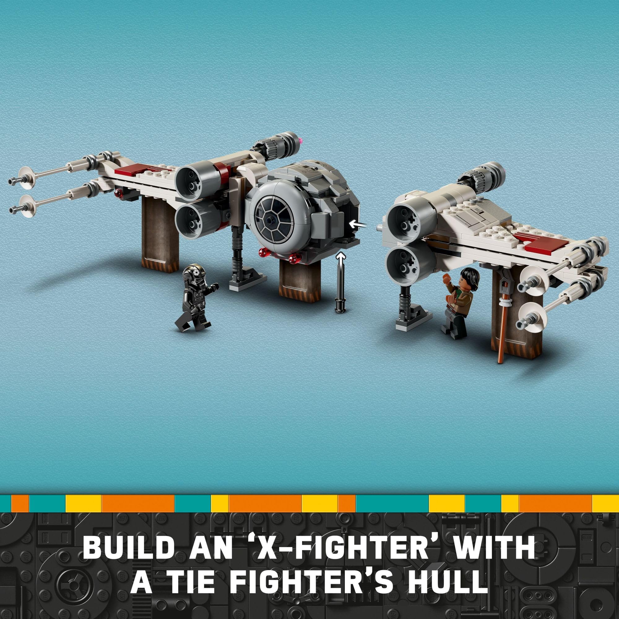 Amazon.com: LEGO Star Wars TIE Fighter & X-Wing Mash-Up Building