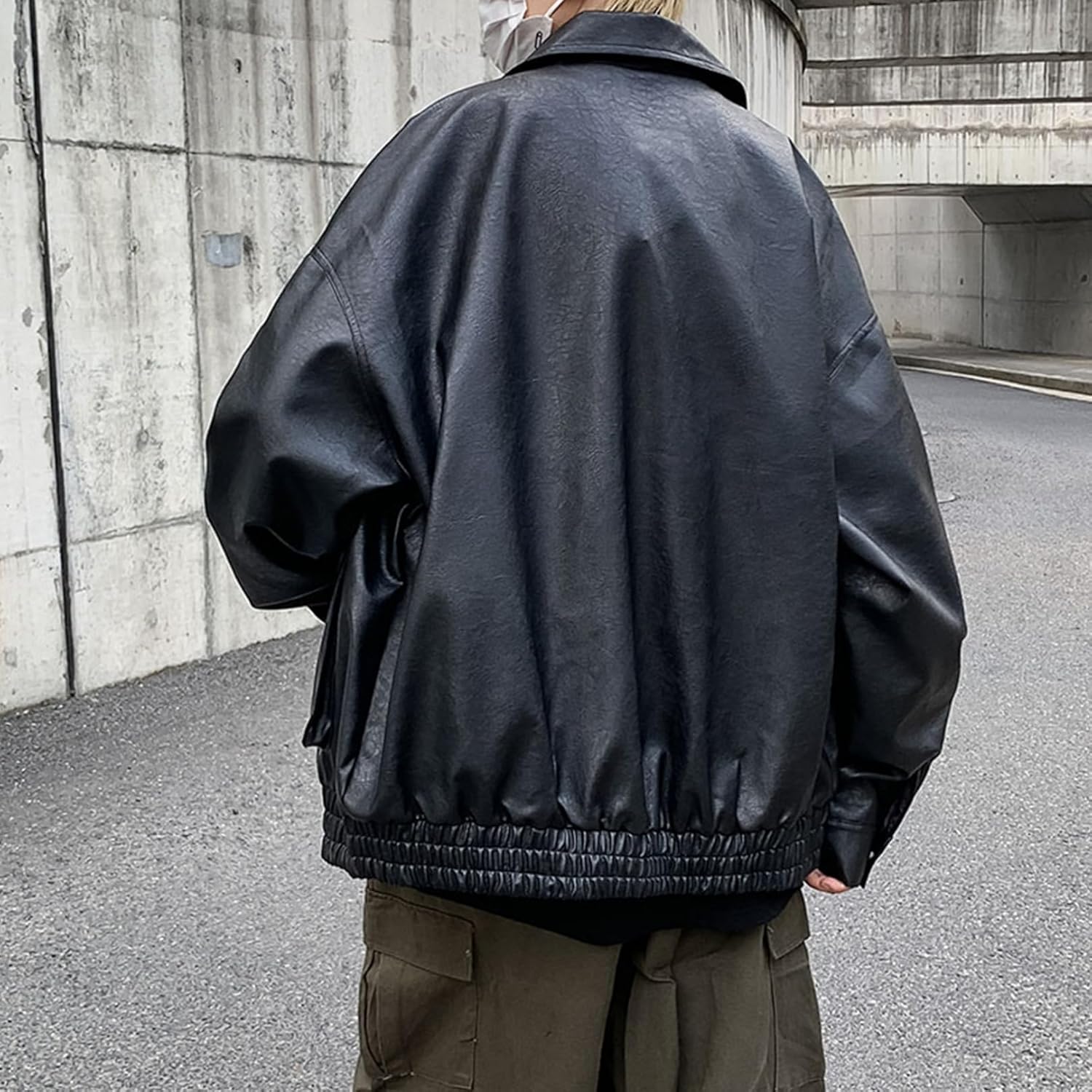 Amazon | [Sakunaca] レザージャケット 革ジャン メンズ カジュアル